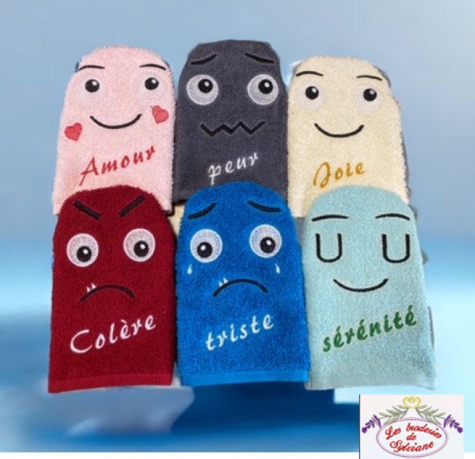 Les 6 gants Emotions pour enfants