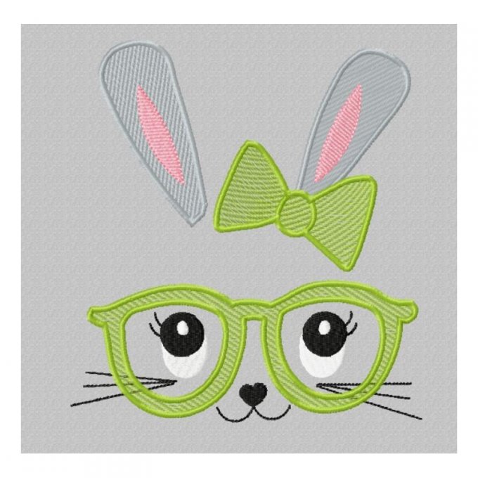 Le lapin à lunette en mylar