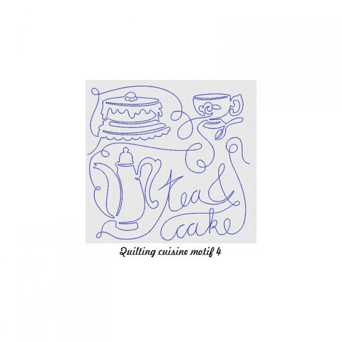 Quilting cuisine - motif n°4