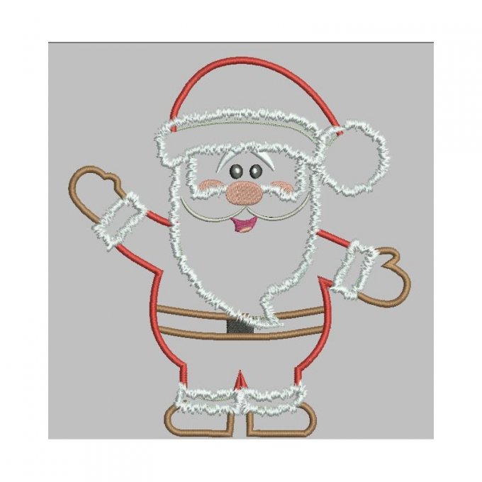Le père Noël en appliqué