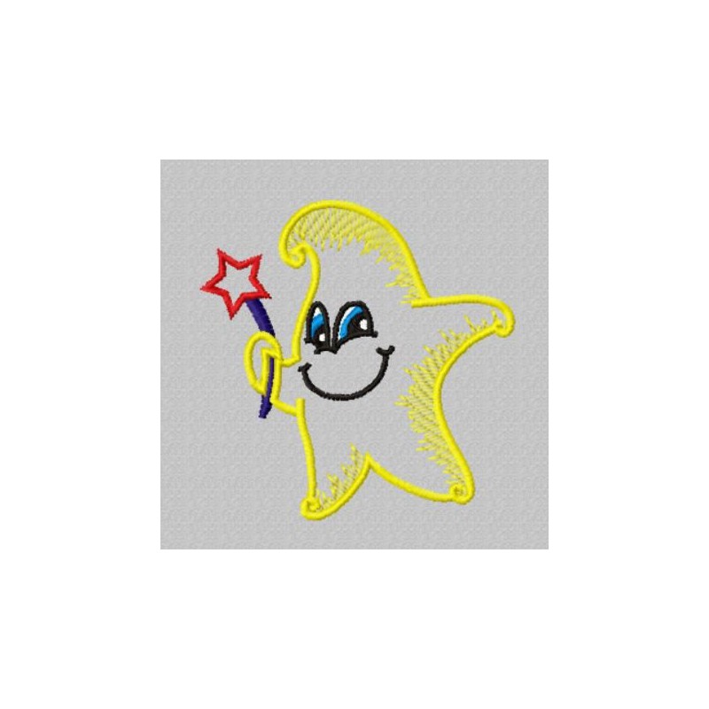 Les étoiles - l'étoile à la baguette