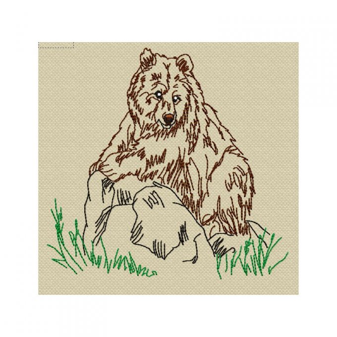 L'ours - motif n°4