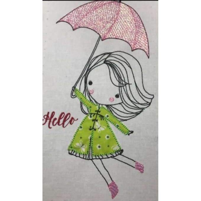 La fillette au parapluie