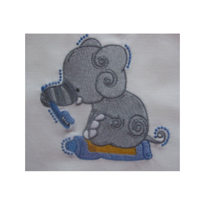 La toilette des éléphants - motif n°4