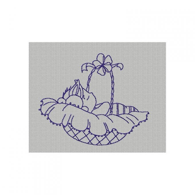Les jolis couffins - motif n°6