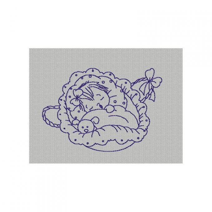 Les jolis couffins - motif n°7