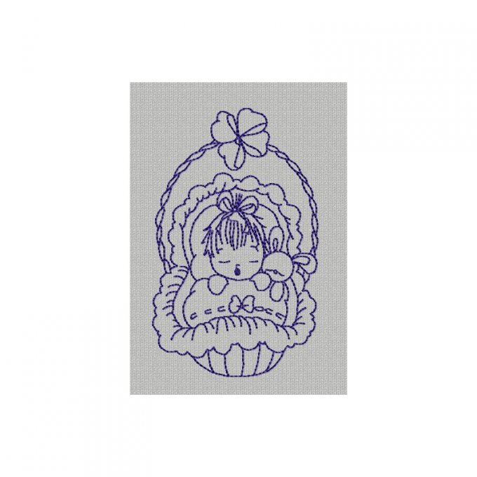 Les jolis couffins - motif n°8