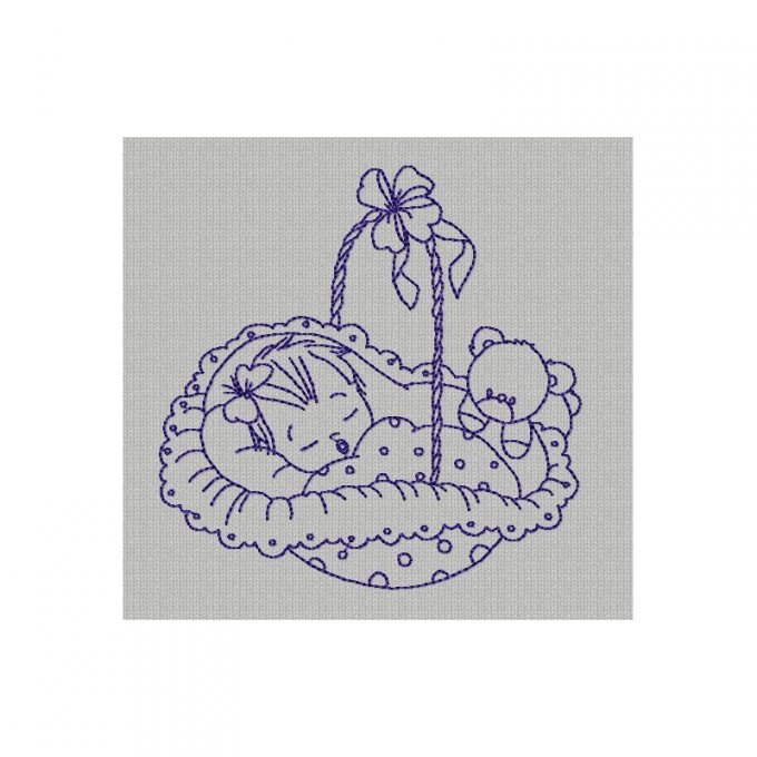 Les jolis couffins - motif n°9