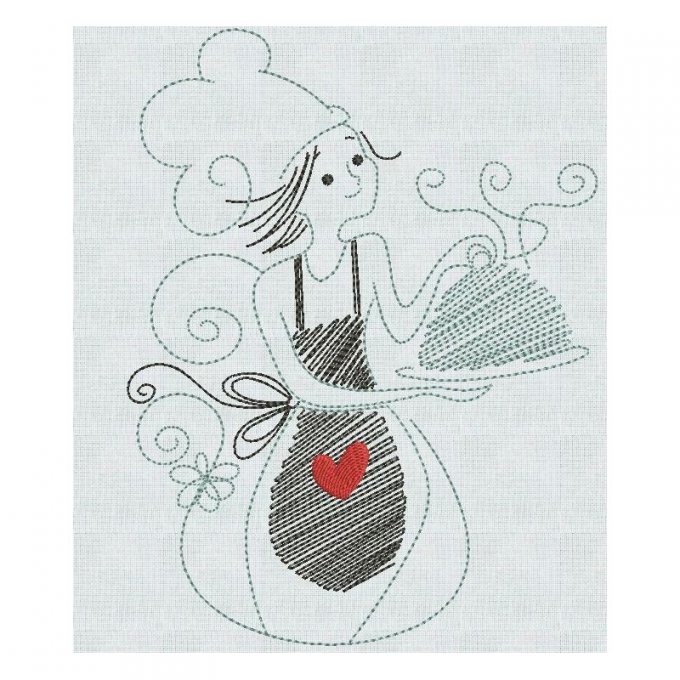 Dans la cuisine - motif n°3