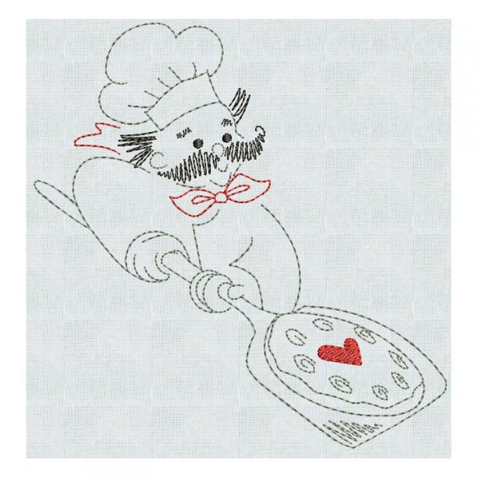 Dans la cuisine - motif n°8