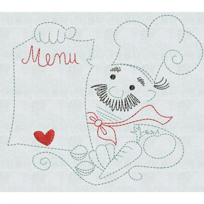 Dans la cuisine - motif n°10