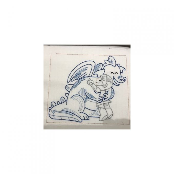 Le petit chevalier et le dragon - motif n°7