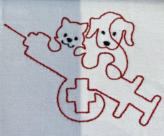 Soins des animaux motif 1