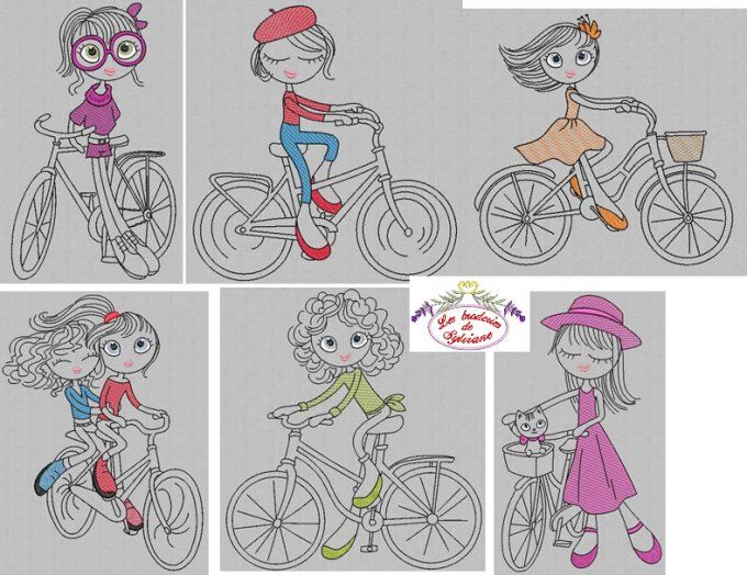 Les girls à vélo