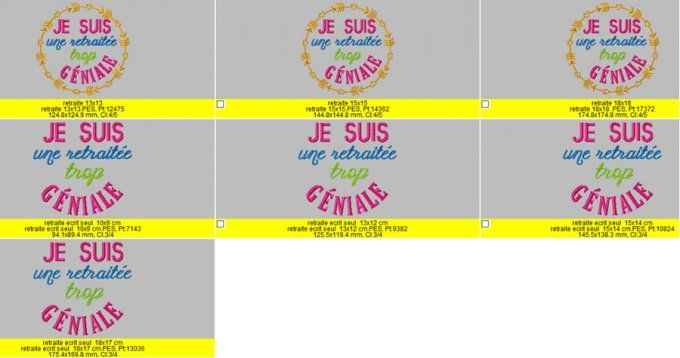 Message retraitée géniale