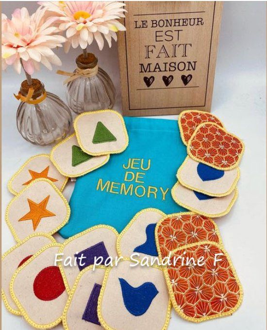  jeu mémory les Formes