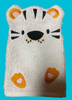 les gants pour enfants série  3 le tigre