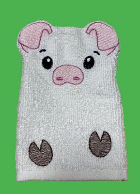 les gants pour enfants série 6 le cochon