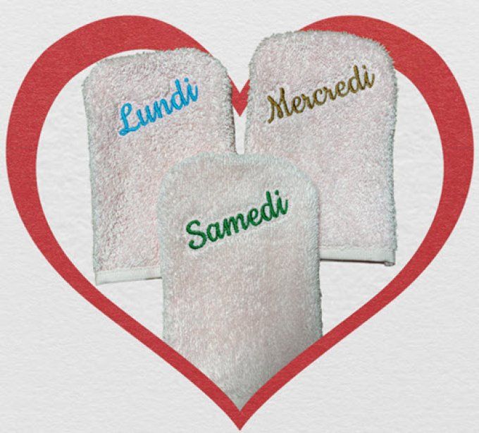les gants pour enfants La semaine 7 jours