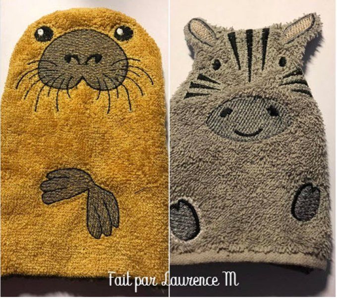 les gants pour enfants série 8 le Phoque