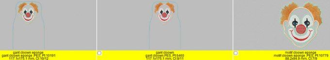 les gants pour enfants le le clown