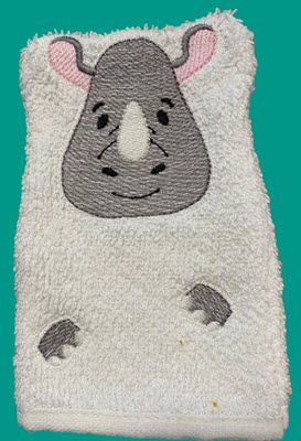 les gants pour enfants série 9  le  Rhinocéros