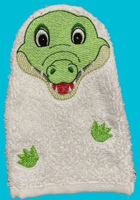 les gants pour enfants série 9  le crocodile