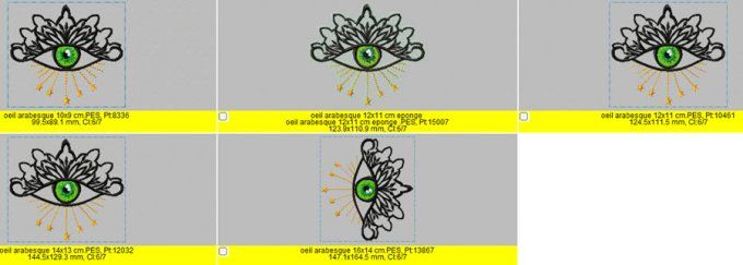 Oeil arabesque