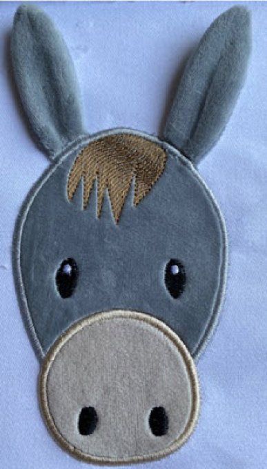 L'âne appliqué oreilles en 3 D