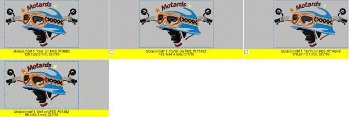 Motard motif 1