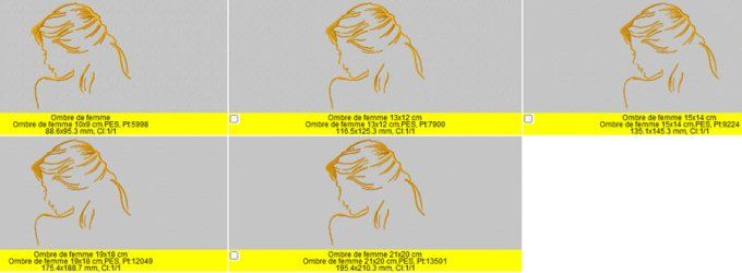 Ombre femme