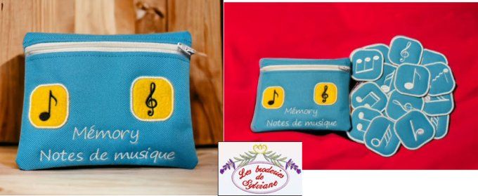 Pochette mémory : Les notes de musique
