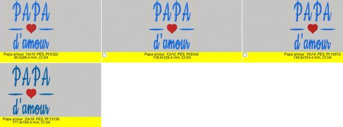 Message Papa d'Amour