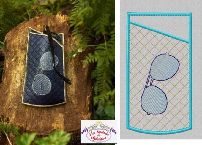 Etui à lunette ITH motif lunette