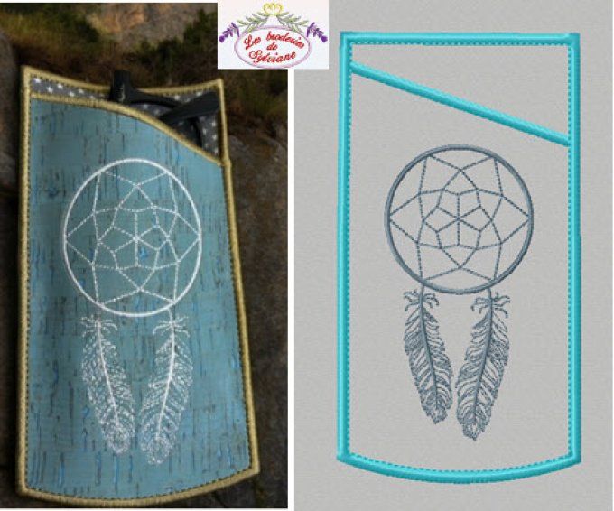 Etui à lunette ITH motif Attrape rêve