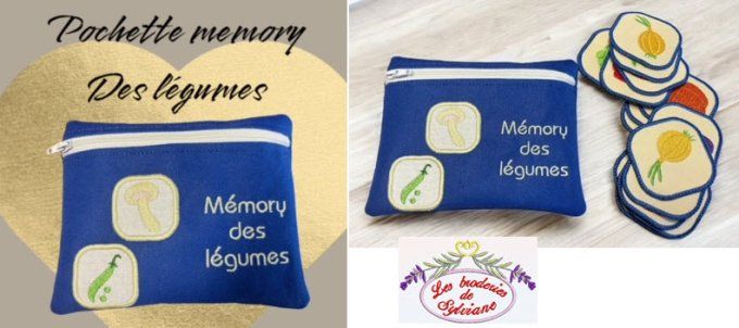 Pochette mémory : Les légumes