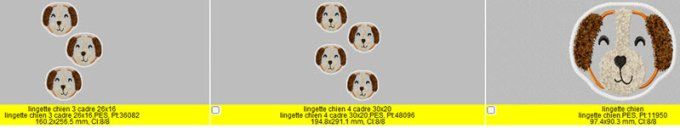 lingette chien