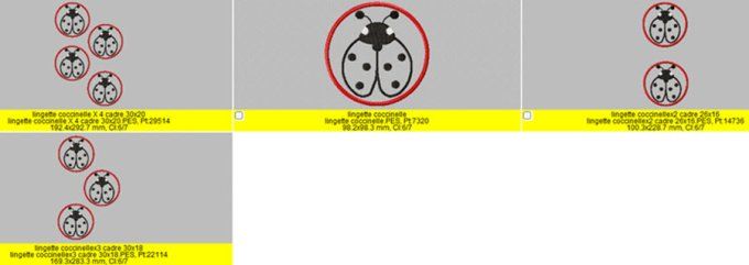 lingette coccinelle