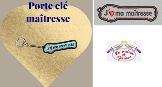Porte clé Maîtresse