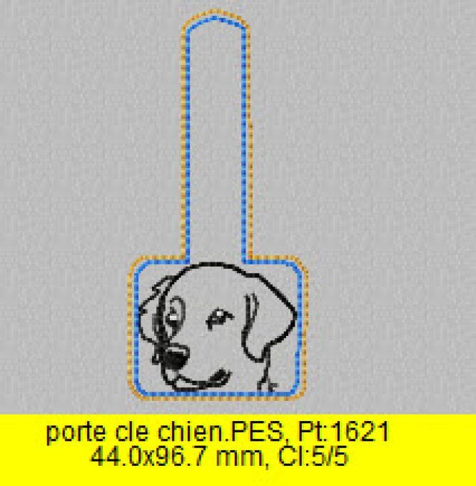 Le porte clé chien