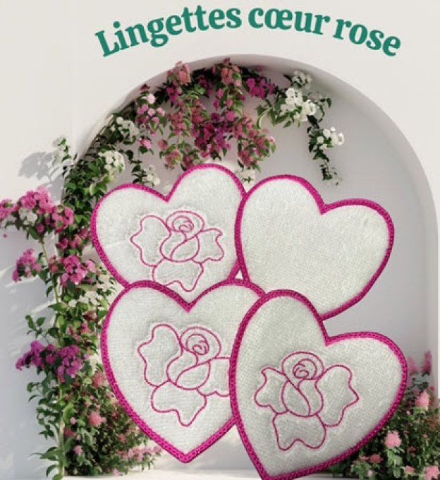 lingette coeur rose
