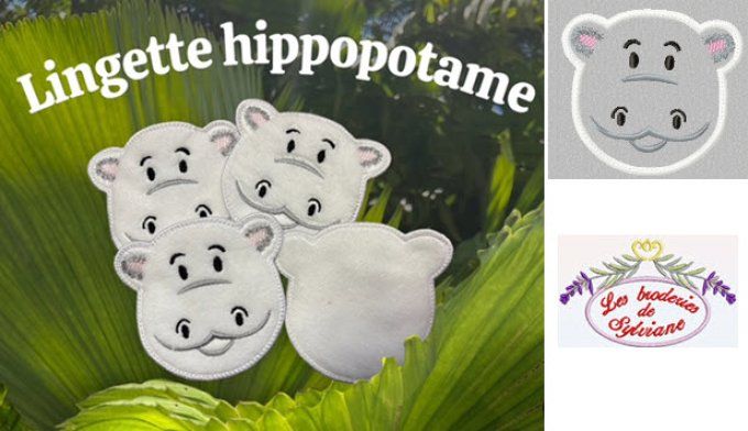 lingette Hippopotame