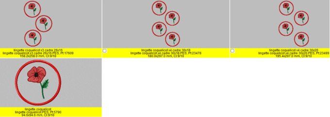 lingette coquelicot
