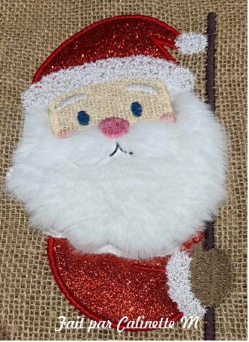 Coucou père Noël appliqué 