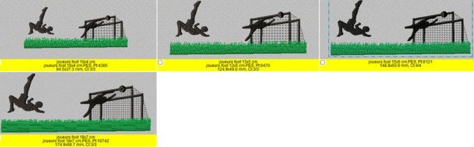 sur le terrain de foot