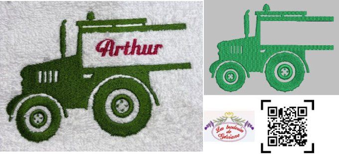 Le tracteur prénom