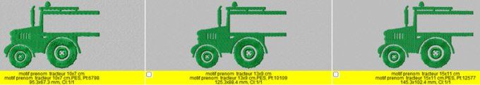 Le tracteur prénom