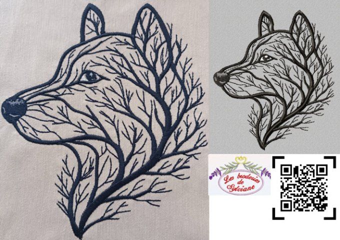 Ombre forestière le chien