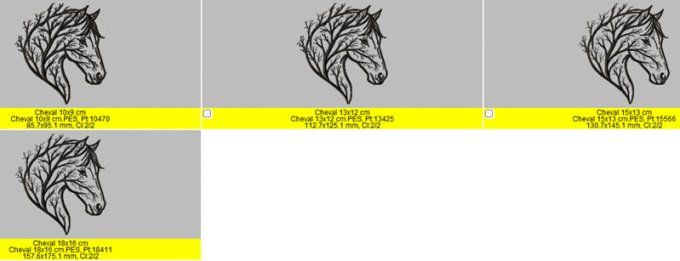 Ombre forestière le Cheval