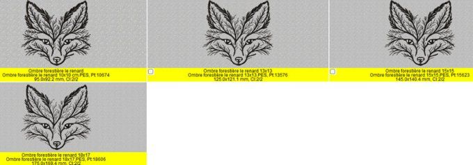 Ombre forestière le Renard